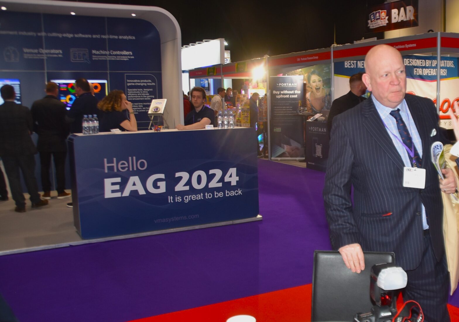 Showmen’s Guild General Secretary Joe Mercer speaks to the media ahead of the EAG Expo at ExCel, London 14-16 January 2025